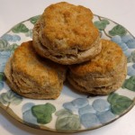 Sprouted flour biscuits
