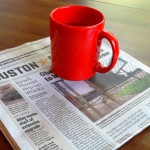 Houston Chronicle and mug